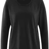 Camiseta oversize de manga larga de cáñamo y algodón orgánico - Imagen 7