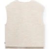 Chaleco beige de 100% lana virgen - Imagen 6