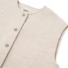 Chaleco beige de 100% lana virgen - Imagen 7