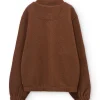 Chaqueta bomber marrón de lana virgen - Imagen 6