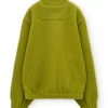 Chaqueta bomber verde pistacho de lana virgen - Imagen 6