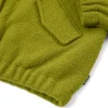 Chaqueta bomber verde pistacho de lana virgen - Imagen 7