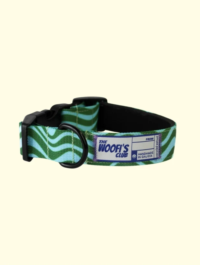 Collar acolchado para perro con ondas Copacabana