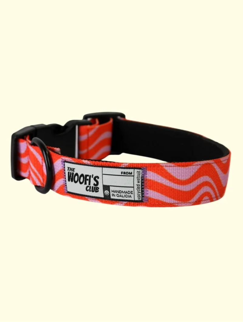Collar acolchado para perro con ondas Copacabana - Imagen 3