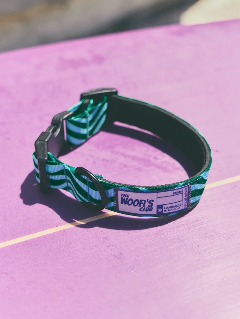 Collar acolchado para perro con ondas Copacabana - Imagen 5