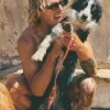 Correa para perro con estampado retro Yinsun - Imagen 2
