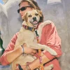 Correa para perro con estampado retro Yinsun - Imagen 6