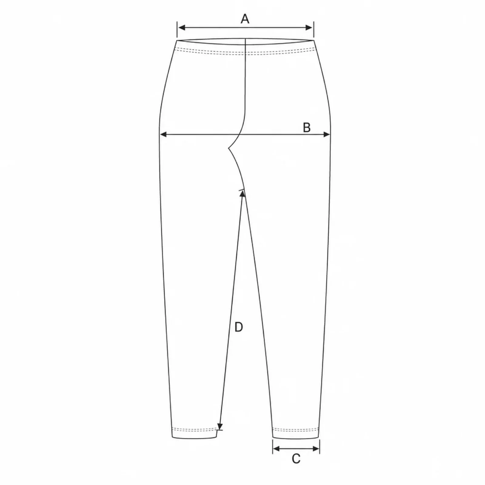 Croquis de medidas de DH526OEB