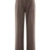 Pantalón ancho con pinzas de cáñamo y algodón orgánico - Imagen 4