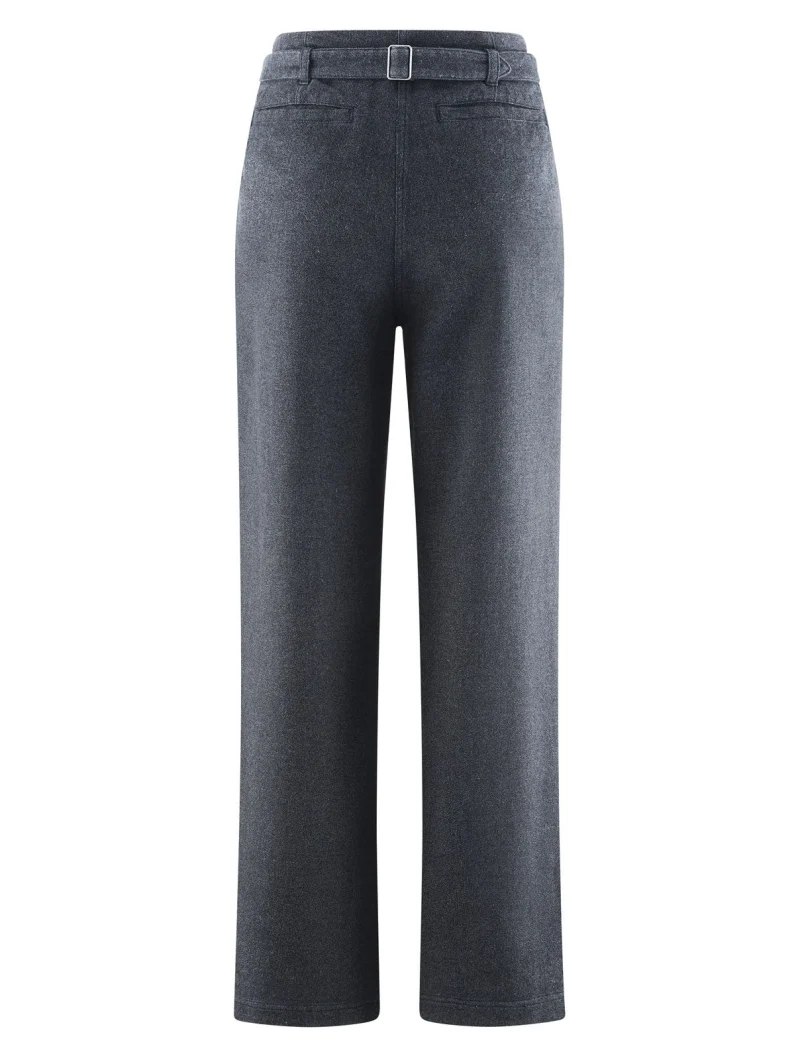 Pantalón ancho con pinzas de cáñamo y algodón orgánico - Imagen 7